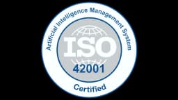 ISO/IEC 42001:2023 certified